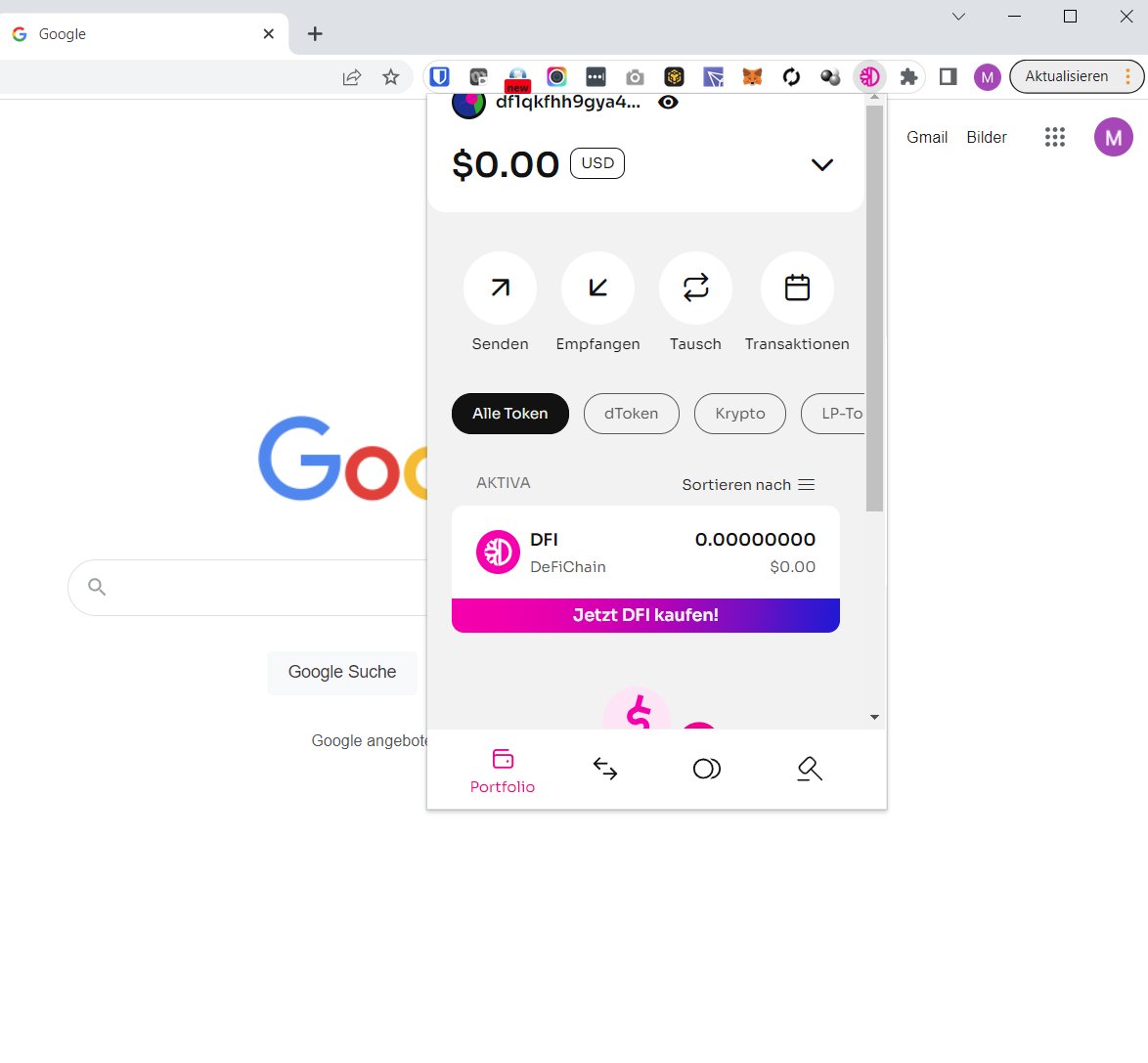 tcc701's tweet photo. Anybody interested in a @defichain chrome wallet extension?

Just compiled the source code today for fun and looks like not that much adjustments are necessary.

#DefiChain #DFI #lighwallet https://t.co/HXbGOjQSQ9
