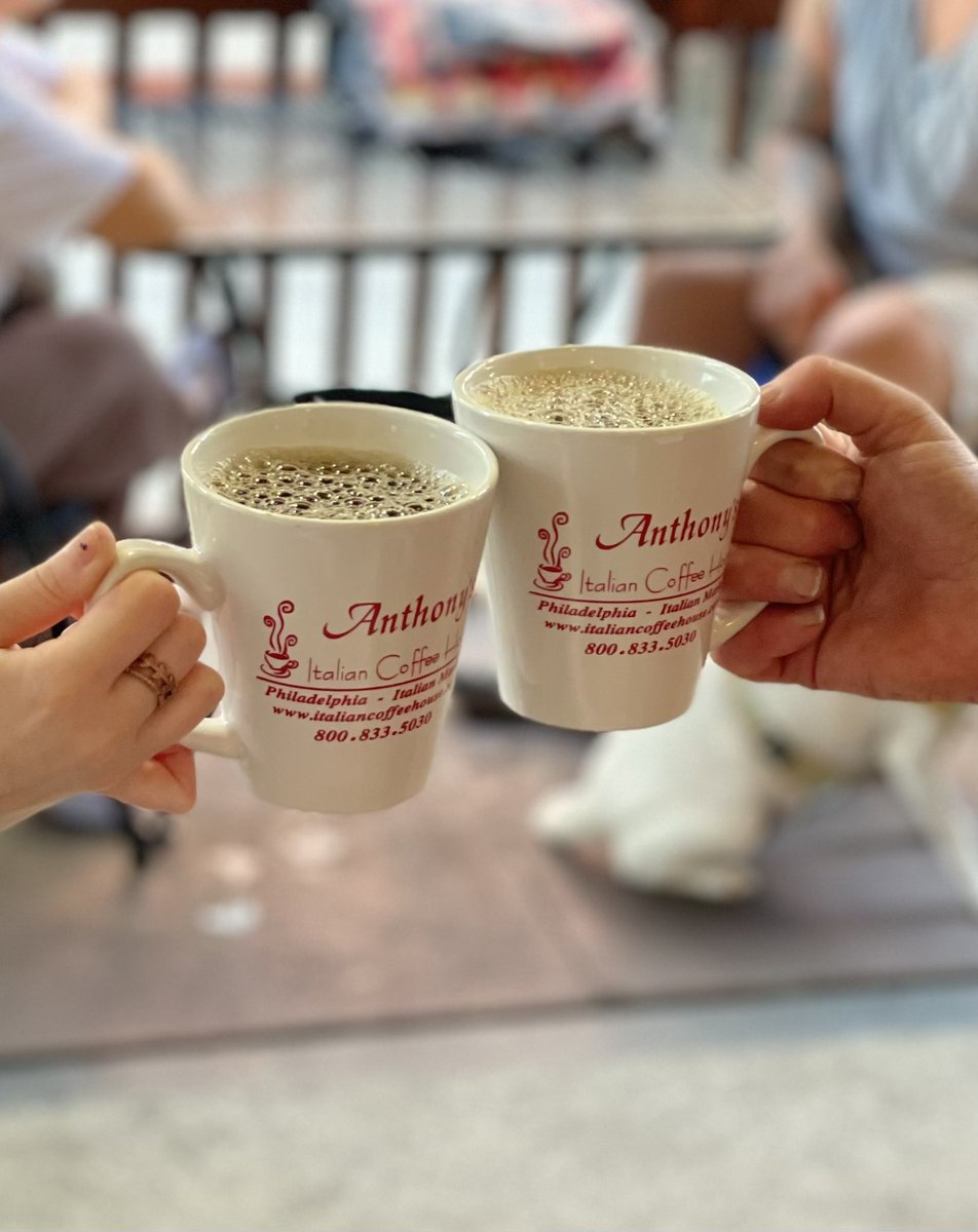 AnthonysICH's tweet photo. Cheers for an incredible Sunday!  #lastSundayofAugust #anthonys #coffeeislife #coffeehouse #9thstreet #southphilly #ShareTheJoy https://t.co/35IiXbbNPl