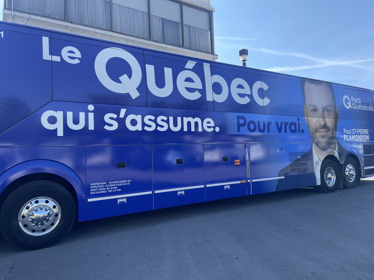 I’ll be spending my week with the Parti Québécoise for CBC Montreal. Off we go! #polqc #qc2022