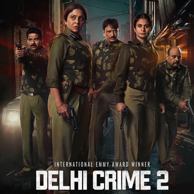 Watched #DelhiCrimeSeason2 & it’s a compelling watch. Maybe not as powerful or emotionally resonating as S1 but still pretty well made. 

The acting really lifts the series up. #ShefaliShah is good as usual. #TilotimaShome is a fantastic addition to this season. 

#DelhiCrime2