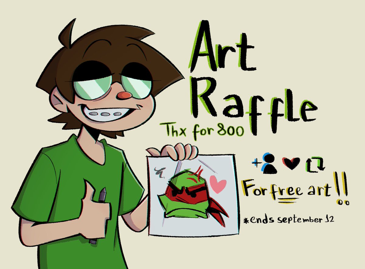 THANK YOU GUYS SM FOR +800!!
I decided to do an art raffle to celabrate!

Rules:
✧ Must be following (new followers welcome)
✧ Like + retweet to enter
✧ Ends September 12

Two winners will receive a full body art! Good luck c:

#artraffle #raffle #Giveaway