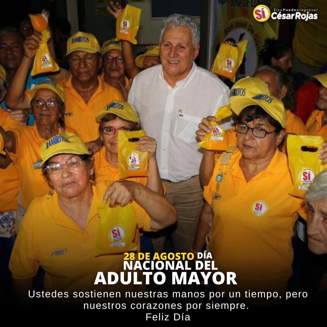 CesarRojasCucut's tweet photo. #Hoy conmemoramos el Día Nacional del Adulto Mayor; resaltamos la importancia que tienen en la sociedad y el núcleo familiar, así como el derecho a su salud, igualdad y no discriminación.
#SíSePuedeProgresar #Cúcuta #colombia
#GenerandoProgreso #abuelos #adultosfelices https://t.co/MNTioxzPye