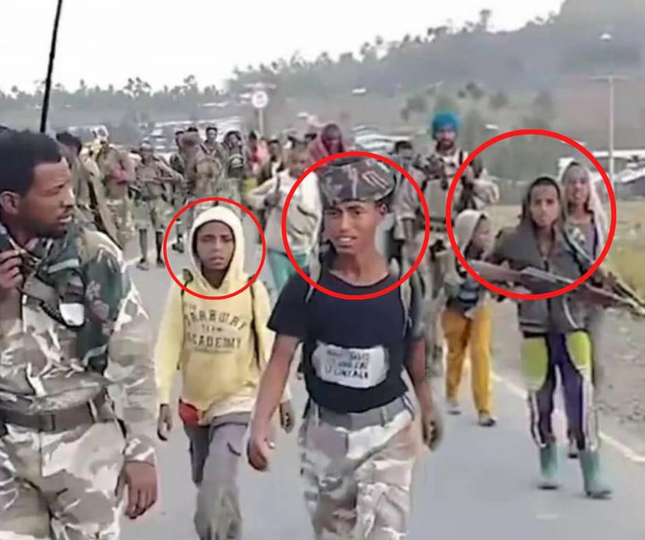 Rewha4's tweet photo. Tplf terrorist group .look child so 😔😔 https://t.co/sUQ0JrJfFF