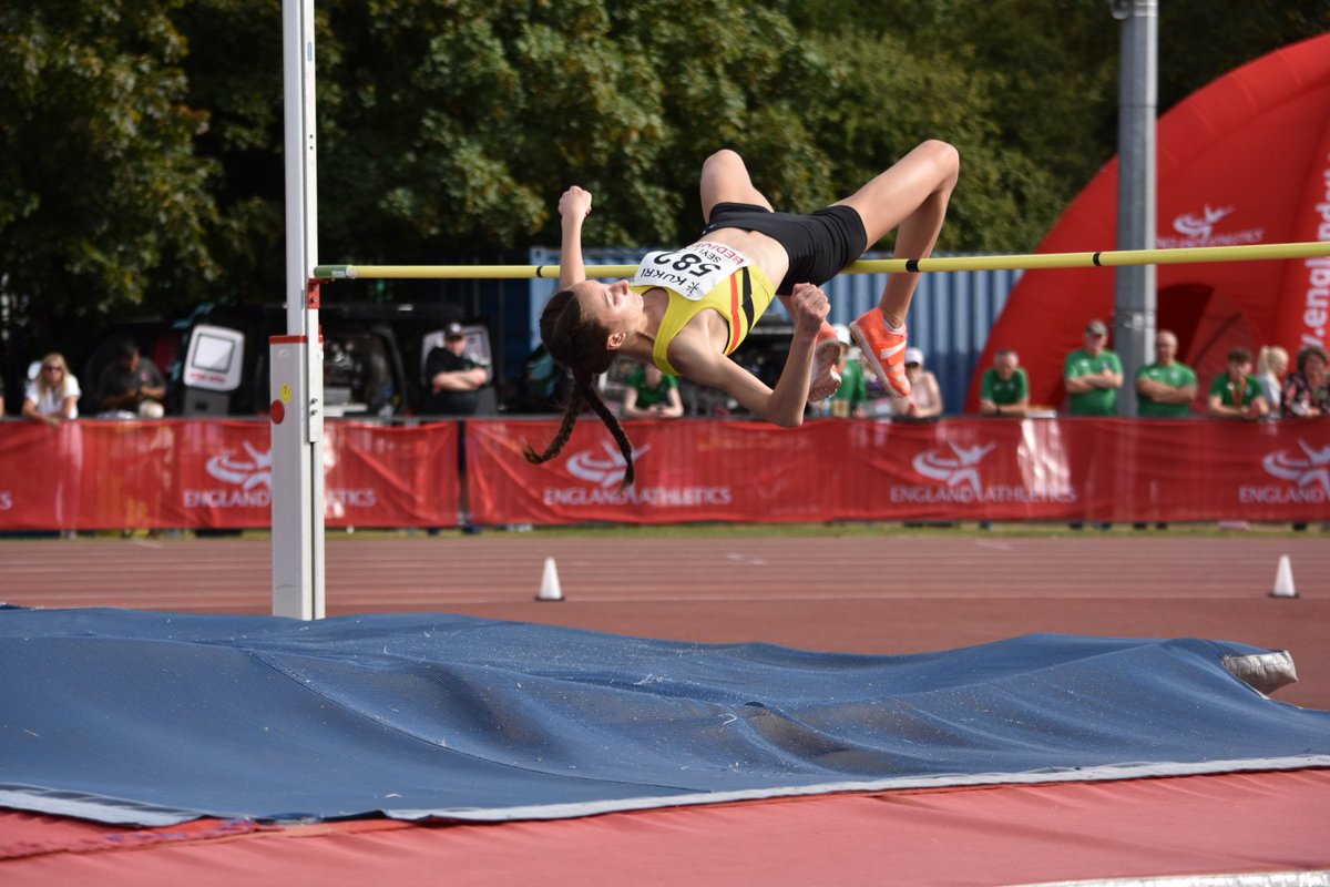 Natalia Seyler with 1.65m took U15 high jump gold behind Ireland's Tara O'Connor (1.68m).