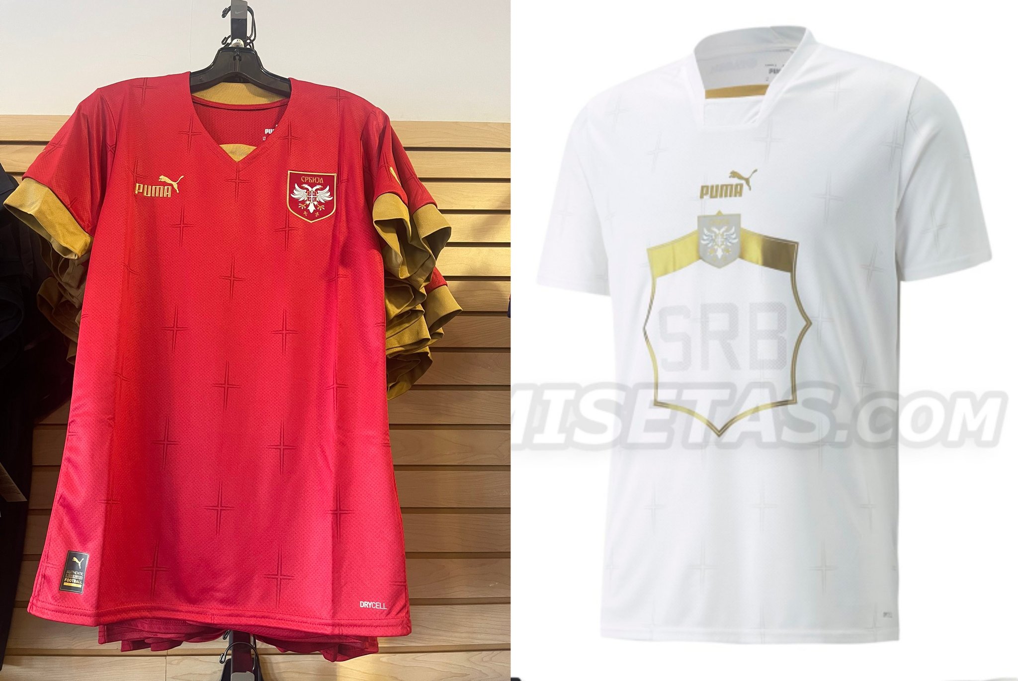 Serbia World Cup 2022 PUMA Home and Away Kits - FOOTBALL FASHION