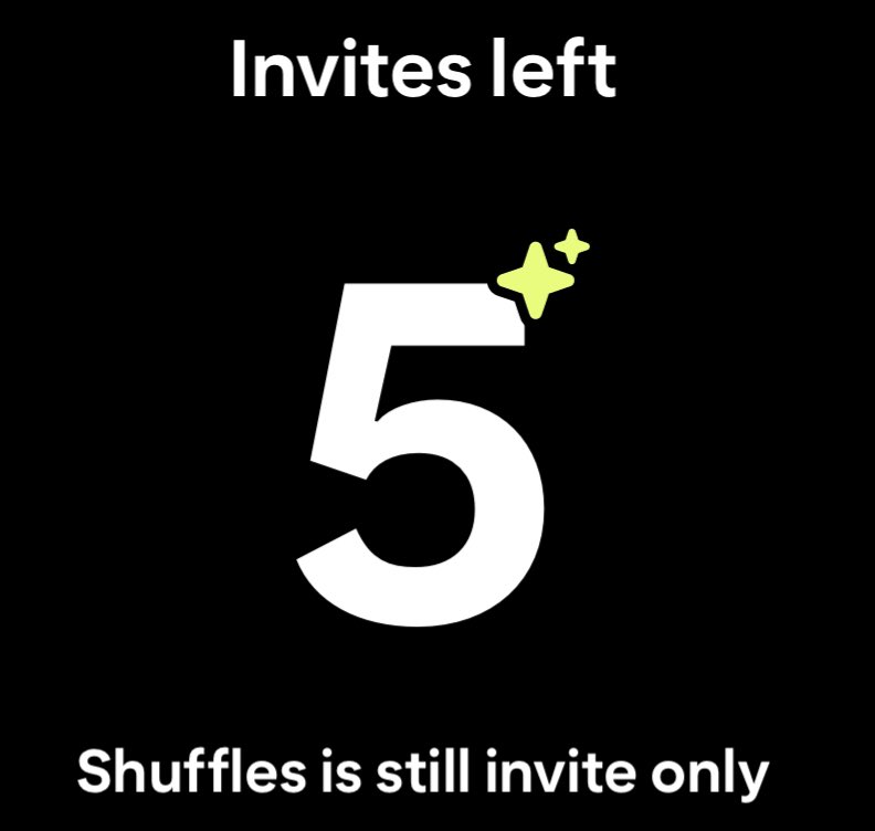 sl4tmeout's tweet photo. I’ve got 5 shuffle codes left!!
retweet and dm me for them
#shufflescodes https://t.co/FDuVCWBdFz