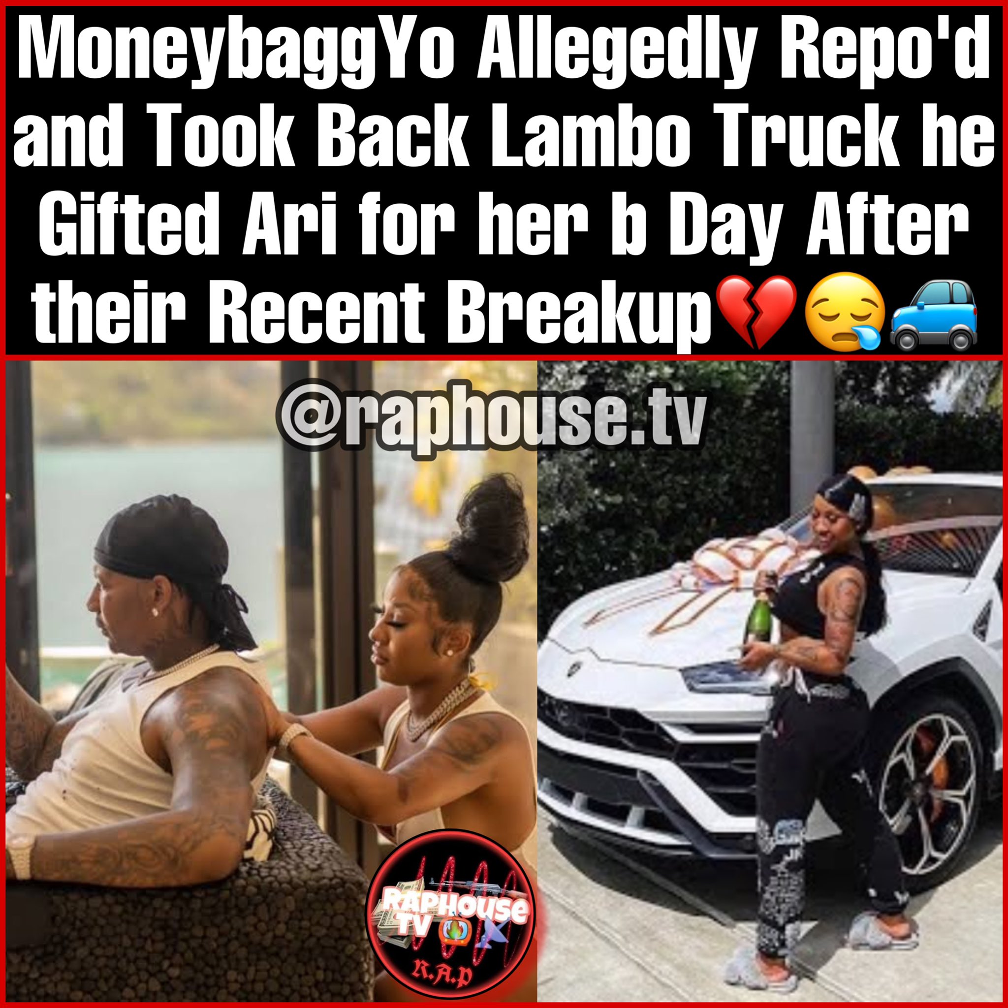 Moneybagg Yo's Girlfriend's Lamborghini Is Being Repossessed - XXL