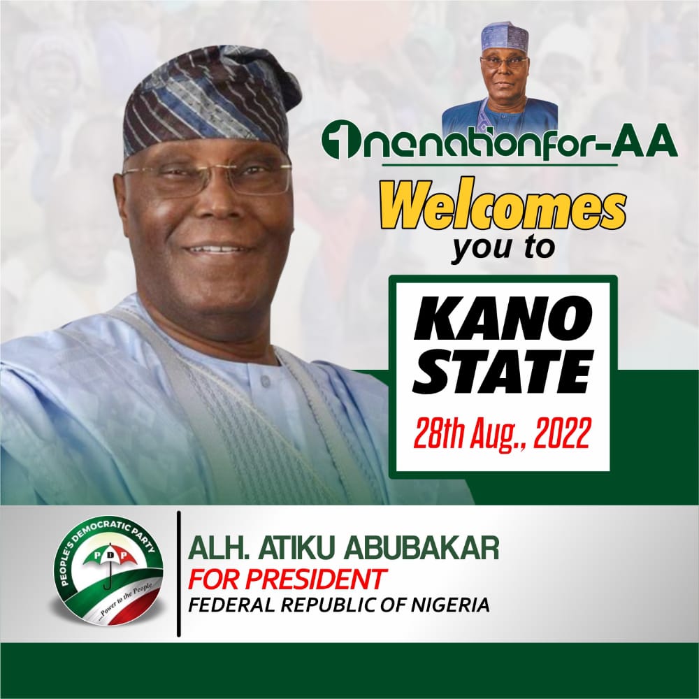 Mr_Moo1's tweet photo. I have no doubt that more than 2million People will troop out to welcome our Incoming President @atiku in kano.
#OneNationForAA
#AtikuInKano #AtikuOkowa2023 #AtikuIsComing https://t.co/T15LYMHKfR