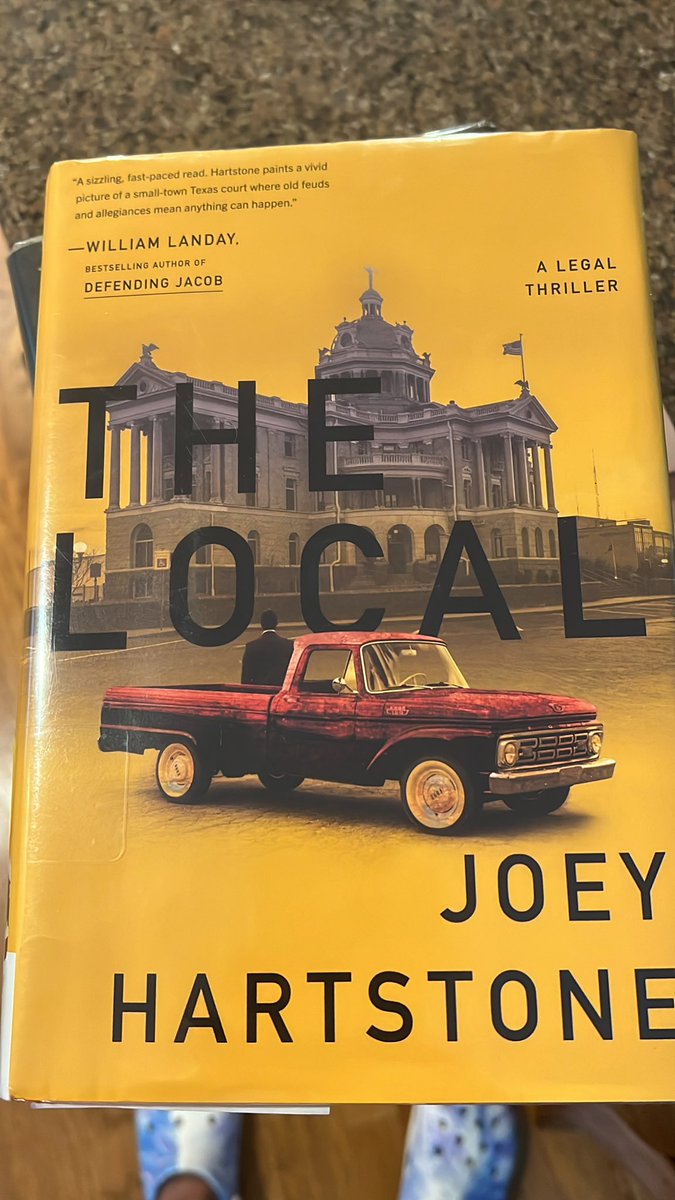 If you like <a href="/JohnGrisham/">John Grisham</a> you’ll really like @jchartstone first book. It’s really good!