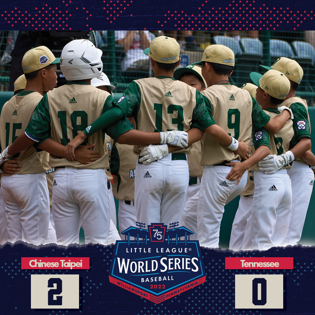 Little League on Twitter "Chinese Taipei wraps up its LLWS with a win