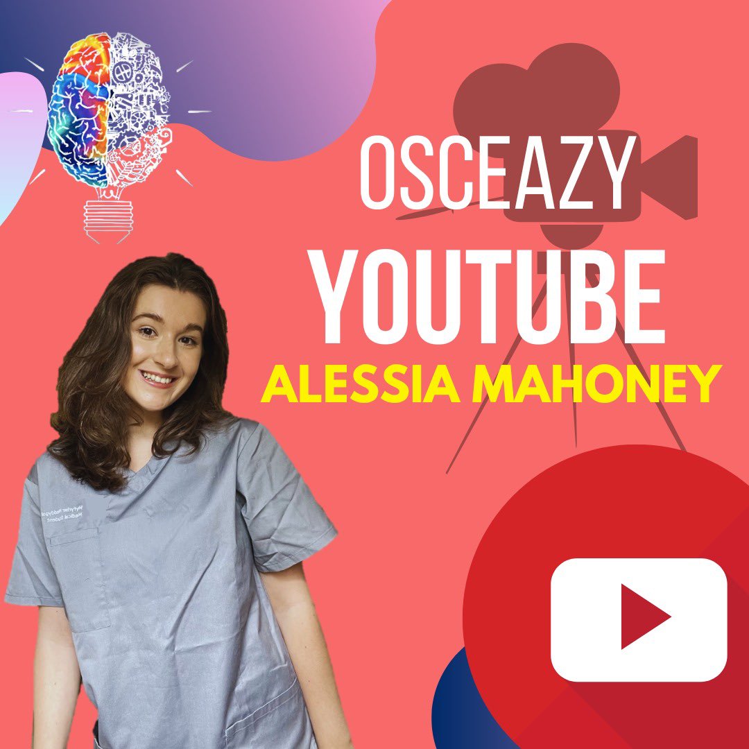 osceazymedia's tweet photo. 🚨INTRODUCING… The OSCEazy YouTube Channel!🚨 Hosted by Alessia 👩🏽‍⚕️ … https://t.co/y91efWVdRI