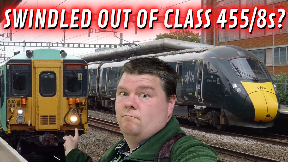 Sim0nTrains's tweet photo. 🚨NEW VIDEO🚨
watch here: https://t.co/MeTThuZ4y7
Travelling to Swindon to see the Final Class 455/8 scrap move on my Birthday.
#trains #trainvlog #Railways https://t.co/7oGBksEuWx