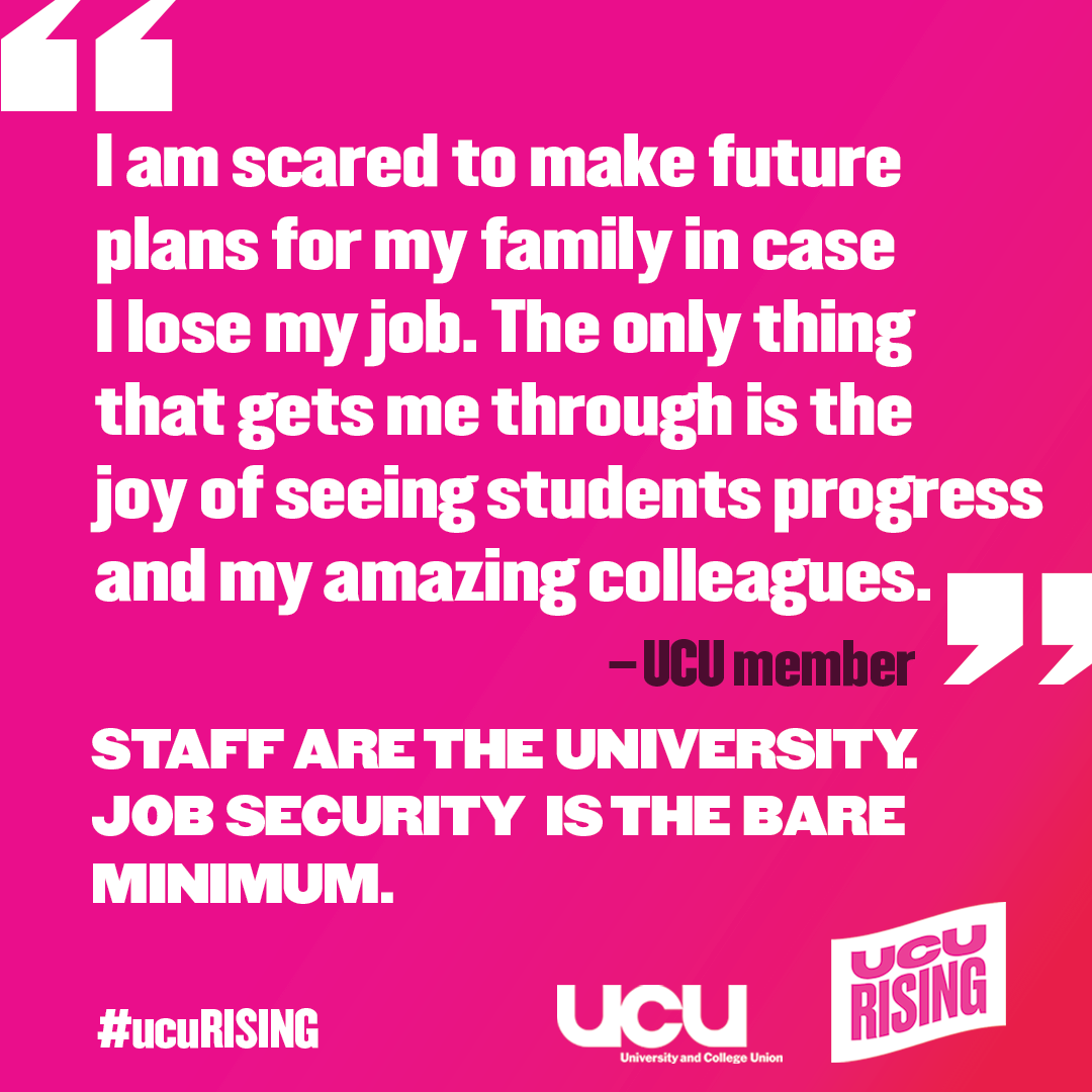 Vote YES from 7 September for proper job security.

#ucuRISING