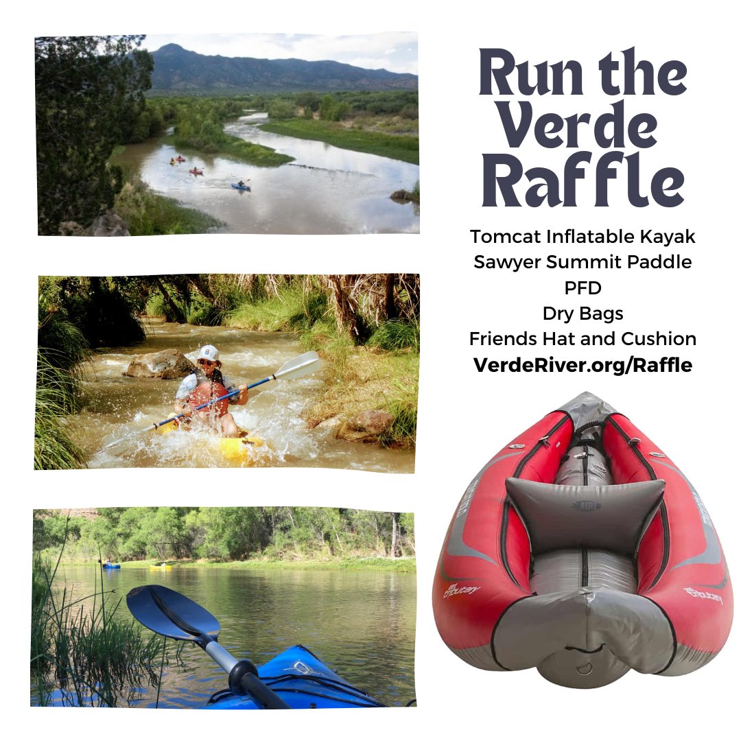 Today is the LAST DAY to buy tickets for the Run the Verde Raffle! VerdeRiver.org/Raffle
