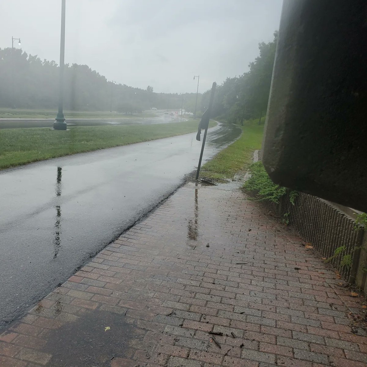 jedmo7's tweet photo. Rain, rain, &amp; more rain. Needless to say it was a wet slog of a run. Went well overall but the hip tendonitis was annoying &amp; sucked some of the joy out of it. Oh well got it done. #staysalty #fxckcancer #fxckcancerenduranceclub #orangemud #iaminfinit #hokaoneone #baseperformance https://t.co/uwTjRMQPYL