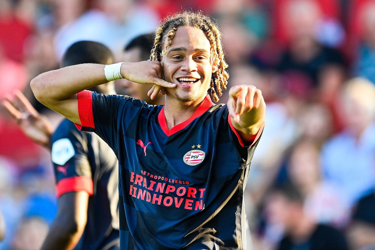 ActuFoot_'s tweet photo. Xavi Simons meilleur buteur d’Eredivisie avec 4 buts et un match de retard. 🇳🇱💪

Sacré début de saison. 🥵 https://t.co/C4EfbcNyEp