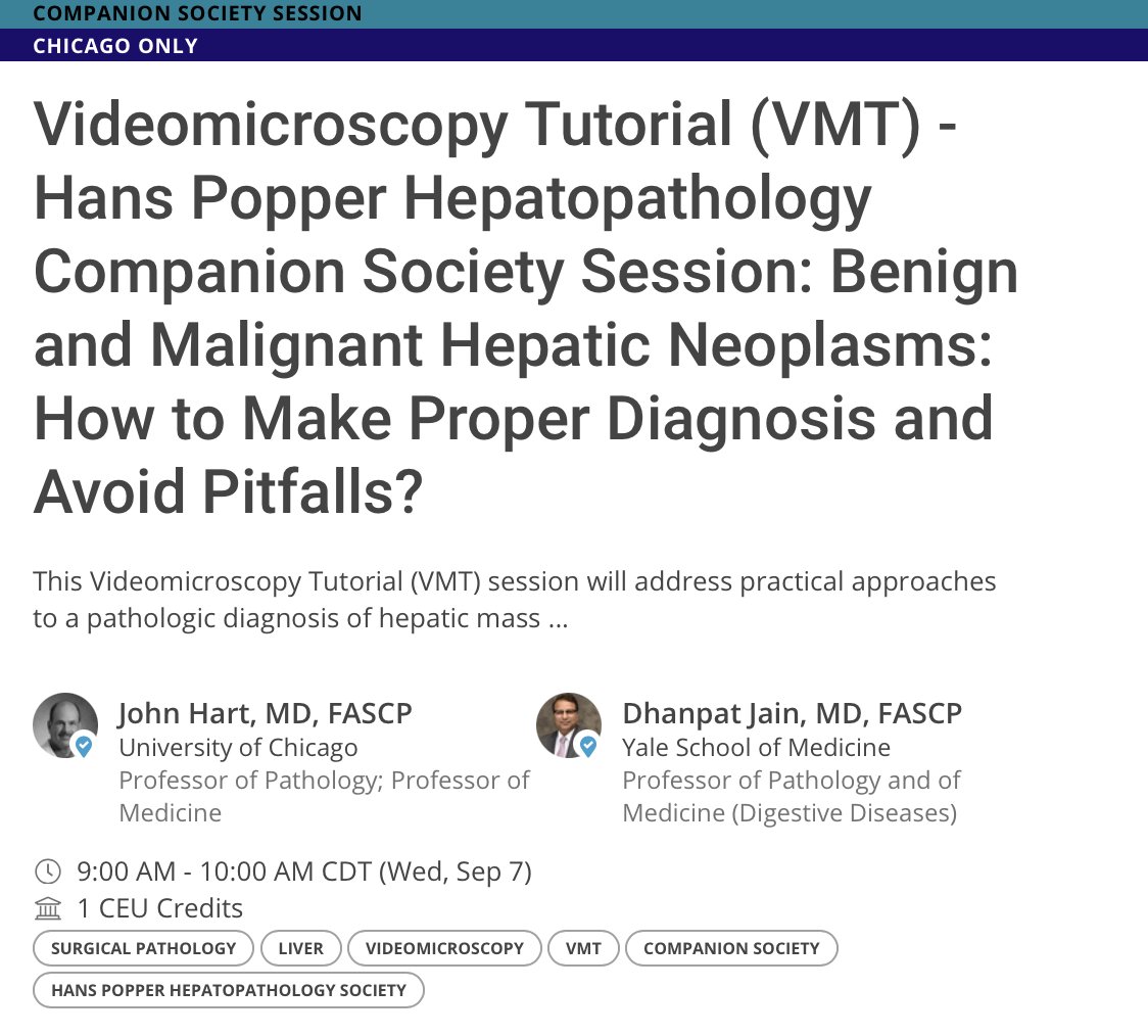 UChicagoPath's tweet image. Our faculty will be teaching several courses at the annual @ASCP_Chicago mtg in Chicago, starting on Sept 7 with @johnhart20 and @hawkssox