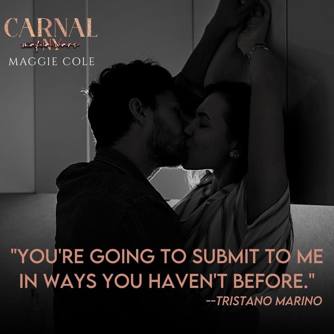 🔥Have you met Tristano Marino yet?🔥

Carnal by Maggie Cole is LIVE on Amazon, Kindle Unlimited and Audible.

✴️Read Carnal NOW- readerlinks.com/l/245432

#Carnal #darkromance #readersofig #oneclick #bookstagram #bookish #books #book #friendstolovers #comingsoon <a href="/MaggieColeAuth/">Author Maggie Cole</a>