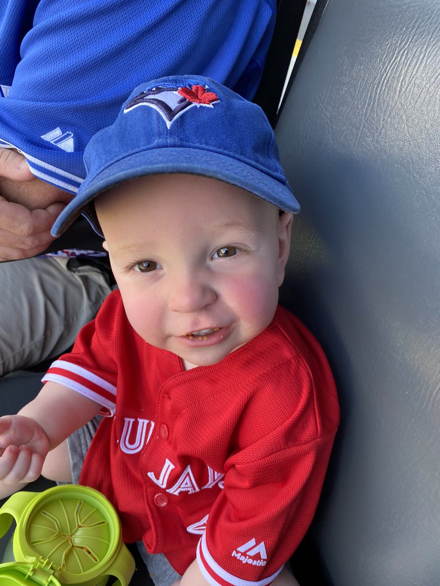 MrsLuiting's tweet photo. @BlueJays #letsgobluejays Austin’s first game and Andrew’s second!! https://t.co/pbkKGbSSmx