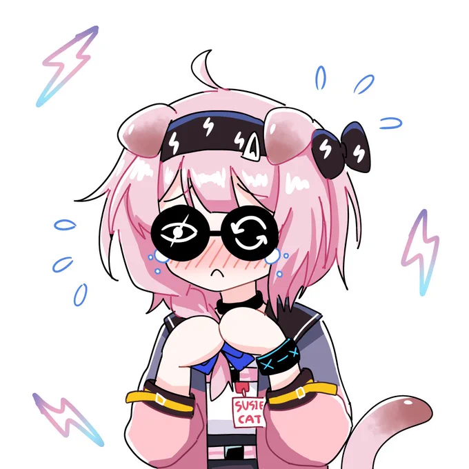 GG-chan with cool glasses  #アークナイツ #明日方舟 #Arknights #ゴールデングロー