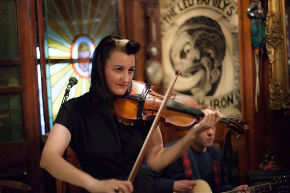 benbowling62's tweet photo. “Violin Sings the Blues” back at the Charles, Saturday 3 September, 8pm. — with Doc Bowling &amp; Mlle Chat Noir Blues at King Charles the First. 55-57 Northdown Street London N1 9BL

Doc Bowling (guitar, vocals), Mlle Chat Noir (violin) Simon Minney (bass) Louie Watson (cajon) https://t.co/IaoFpOZm3T