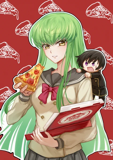 pizza吃太多了啦! 
