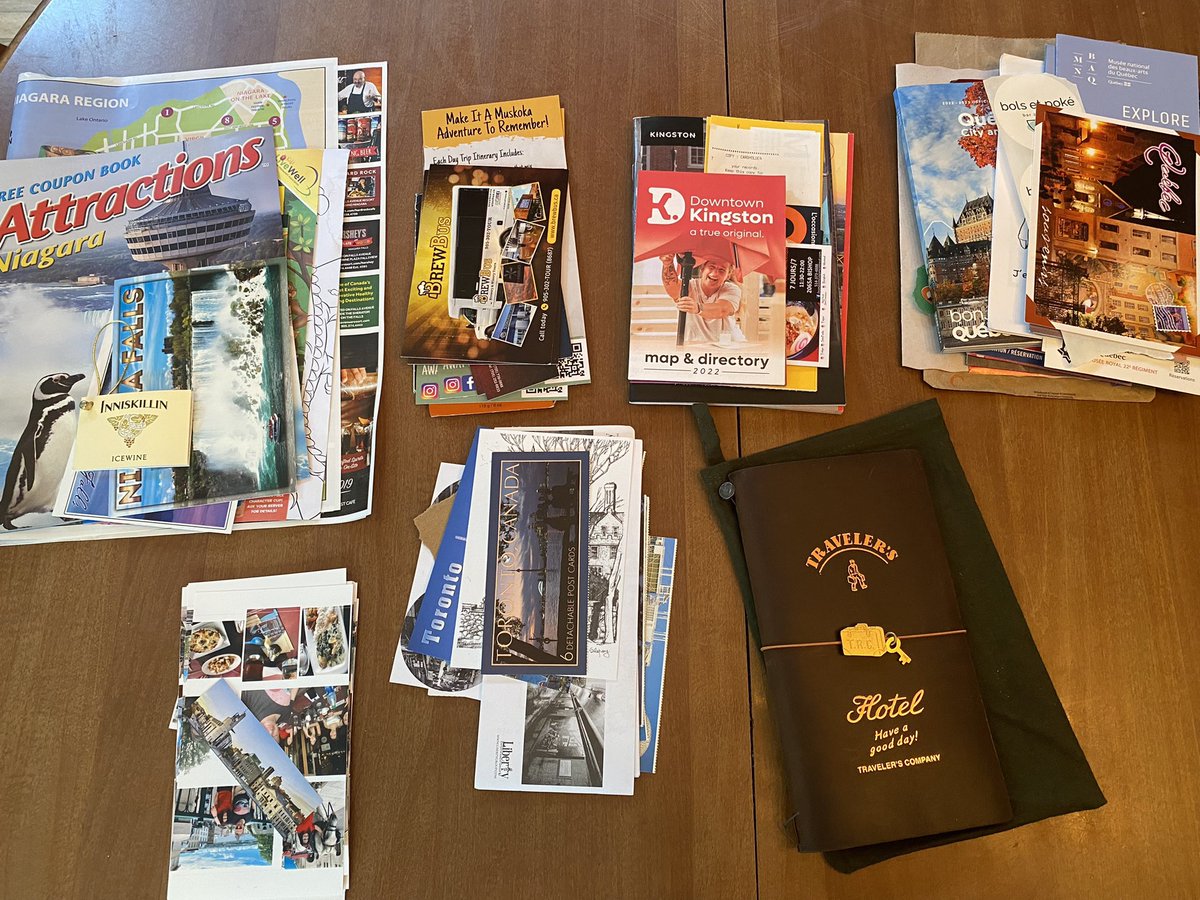 兩星期的加拿大旅行結束，紙上重遊手帳開始