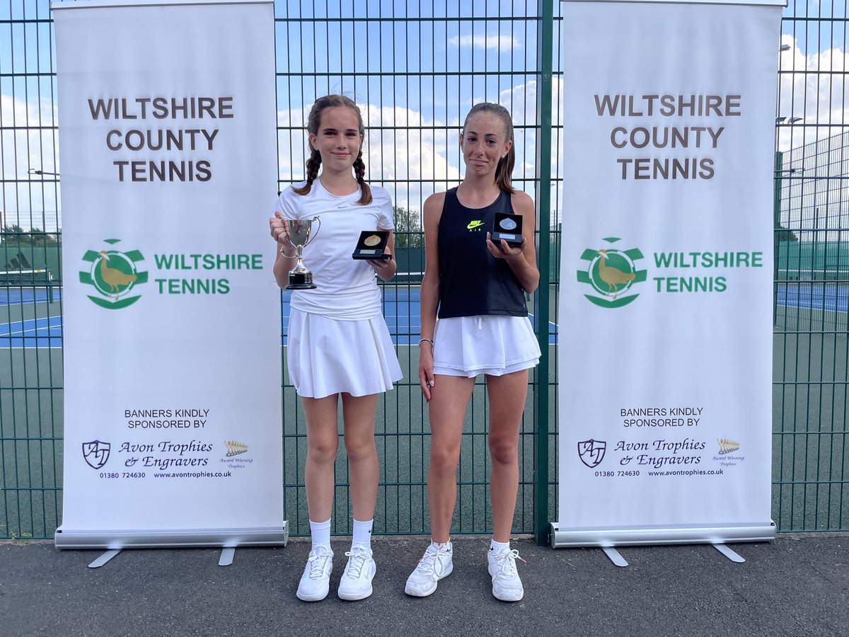 Wiltslta's tweet photo. Congratulations to Olivia our 16u  Wiltshire Girls singles champion and our runner up Tillie @RWBTennisClub https://t.co/DFeQYMeYiS