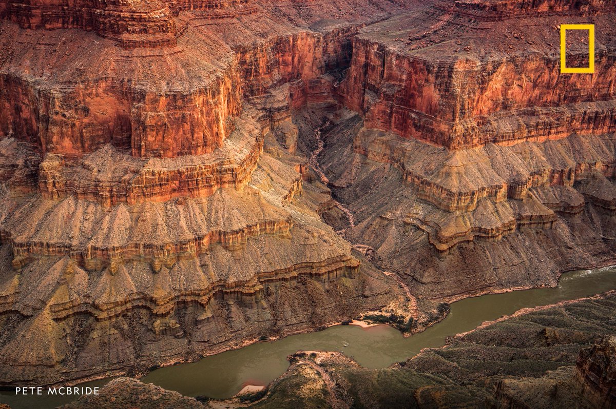 The Colorado River flows through the Grand Canyon in this image from our archives