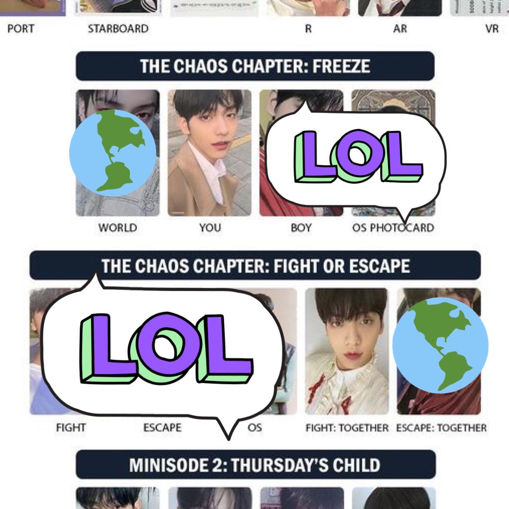 0815seungs's tweet photo. wtb lfs iso

• soobin the chaos chapter: freeze you ver
• soobin the chaos chapter: fight or escape fight together ver

# tomorrow by together txt ph version poca pc https://t.co/Rznk16VNbs