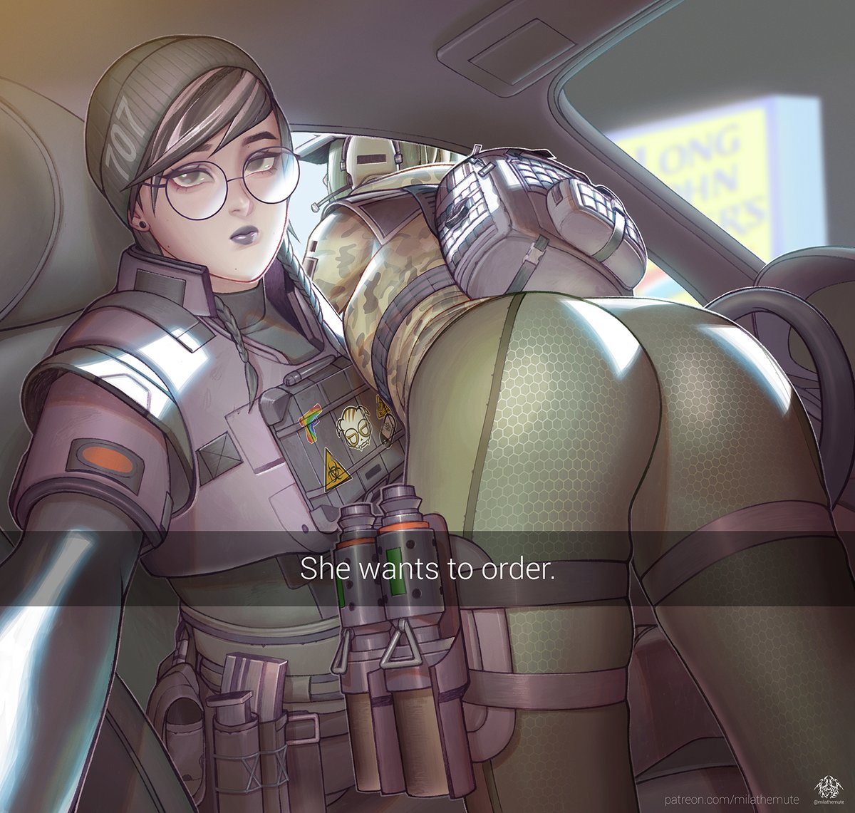 The drive-thru
#RainbowSixSiege #ElaBosak #Dokkaebi