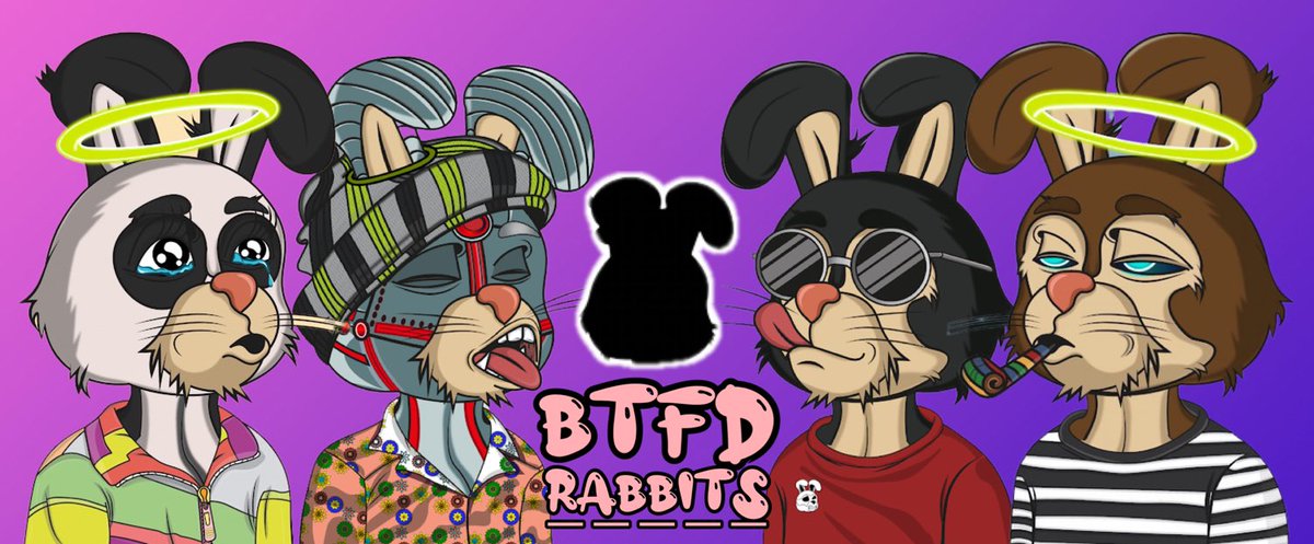 MrJCheetah's tweet photo. I’ve been in the @BTFDRabbits rabbit hole 🐇🕳 since 3am

I made some good web 3 friends already 🤝🌎

Ive made a few banners for the #BTFDRabbit Fam

Check them out 👇🏻 https://t.co/V2DJzhWnXJ