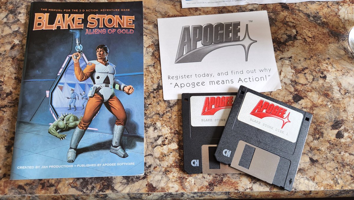 ArdentGMR's tweet image. I found this in a box, from my parent's garage. @Apogee_Ent #blakestone #apogee