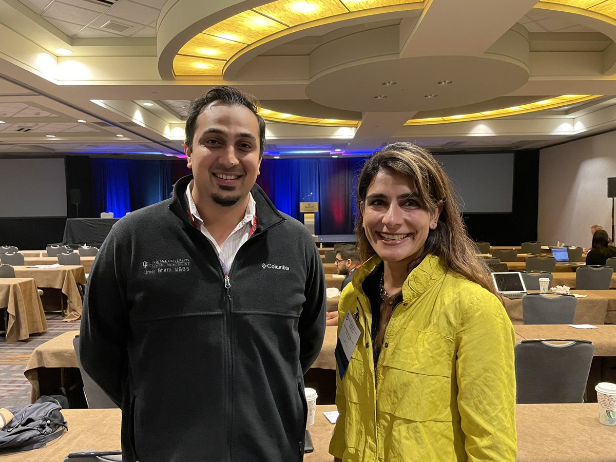 AasmaShaukatMD's tweet photo. #ACGRegionals #acgmidwestcourse
🔷🔷🔷Perk of an in-person conference—>seeing the city, seeing friends and making new ones.
🔷Got a 🏃🏻♀️🏃🏻♀️in and met a cousin! #Omerbhatti
👉🏼Come for the education, stay for the friends and company❤️❤️
@AmCollegeGastro #Indianapolis https://t.co/D3xTh2cFnW