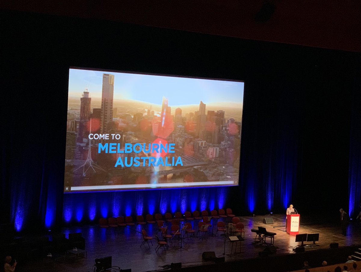 Here in Lyon, the Announcement by @maryL11JS Ottawa 2024 will be in Melbourne February 25-28. Book your tickets, bring your swimsuit!  ⁦<a href="/BrettVaughan4/">Brett Vaughan</a>⁩ ⁦<a href="/anna_atr/">Anna Ryan</a>⁩