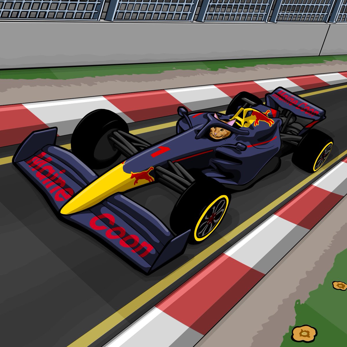 NF1t_org's tweet photo. Our big congrats to @Max33Verstappen for P1 and @SChecoPerez for P2 🐃🏎

And also for all @redbullracing team😎

@redbull @WhingerSpice 

Here’s special #NFT bolid🏎

All rights reserved 😄

#NF1T #F1 #RedBull #BelgianGP #Mint https://t.co/x2AUn6uJOB