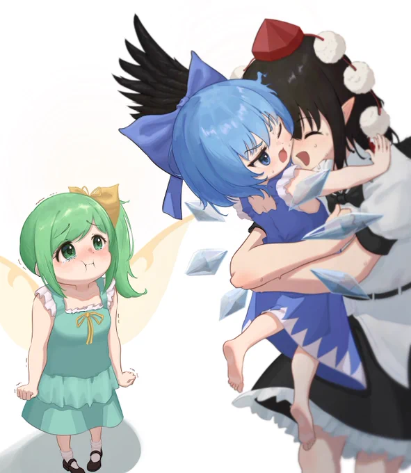 「チルノさんに冷やしてもらいますね!」 
