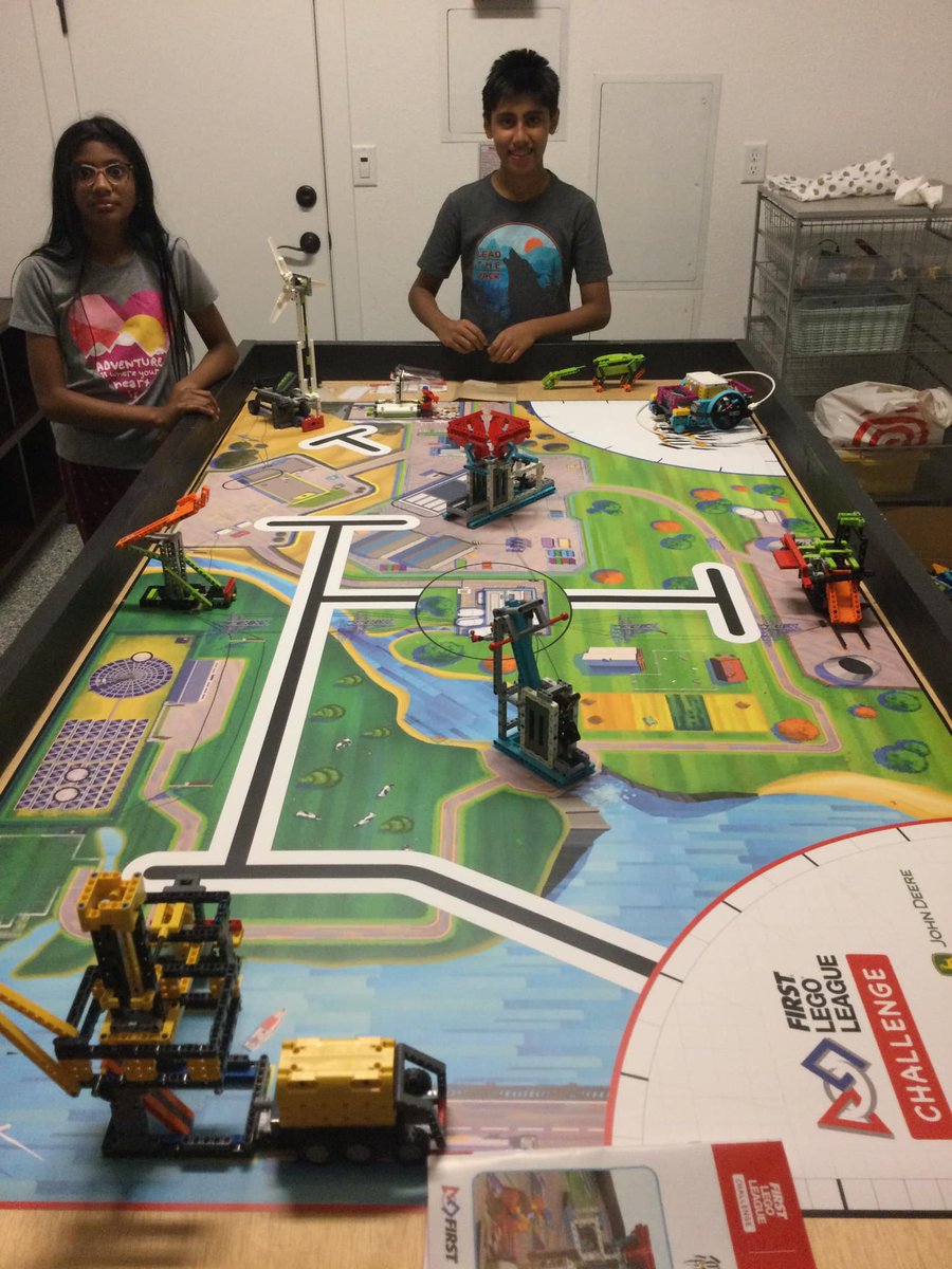 circuit_squad's tweet photo. Here we go! Mission models all set on the mat, research work in progress, ready to start coding!! Circuit Squad is excited to get rolling!! Go Circuit Squad!
#FLL2022 #superpowered @FIRSTweets @firstlegoleague @FIRSTinCA https://t.co/Ka8STzkO0O