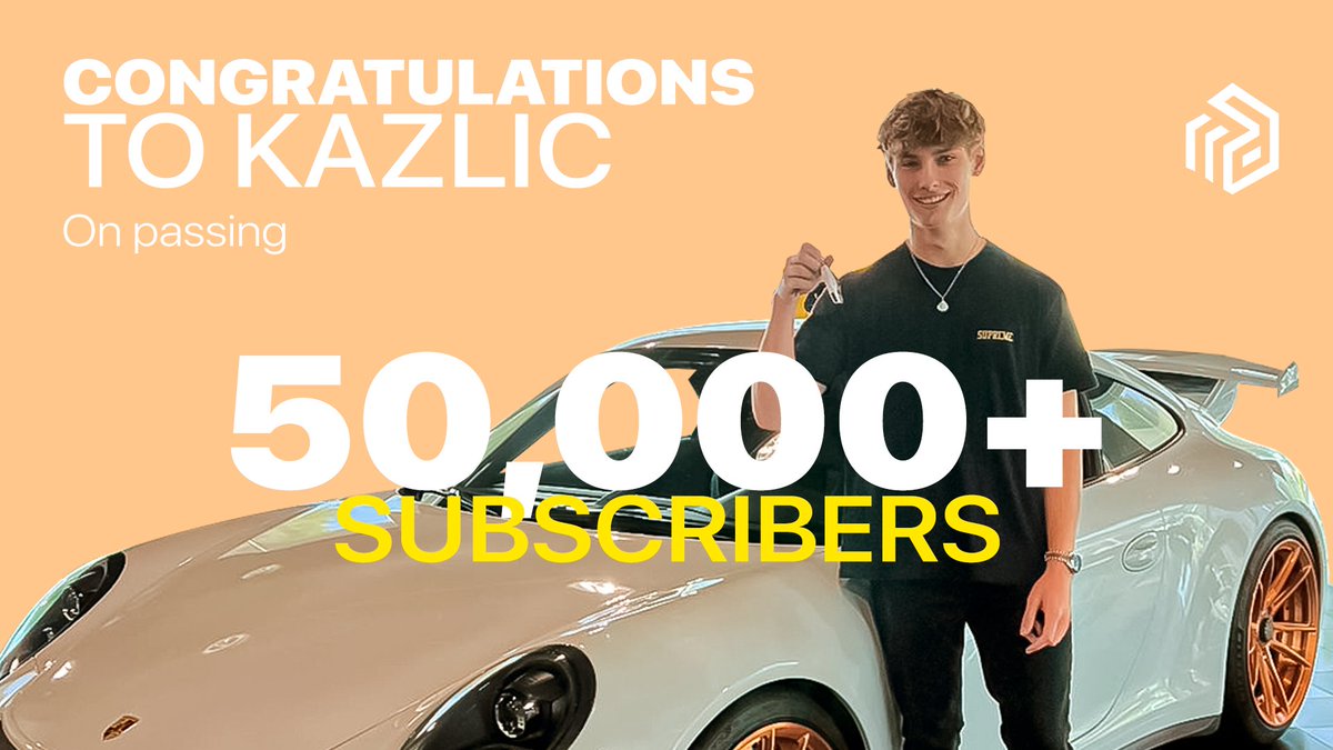 digitype's tweet image. Congratulations to @KazGambles on recently passing 50,000+ subscribers! 🚀

Kazlic has quickly became one of the most watched gambling creators on YouTube and passed many others thanks to his consistency and quality content. 100,000+ is on its way! 🏆

📨 kazlic@digitypemedia.com
