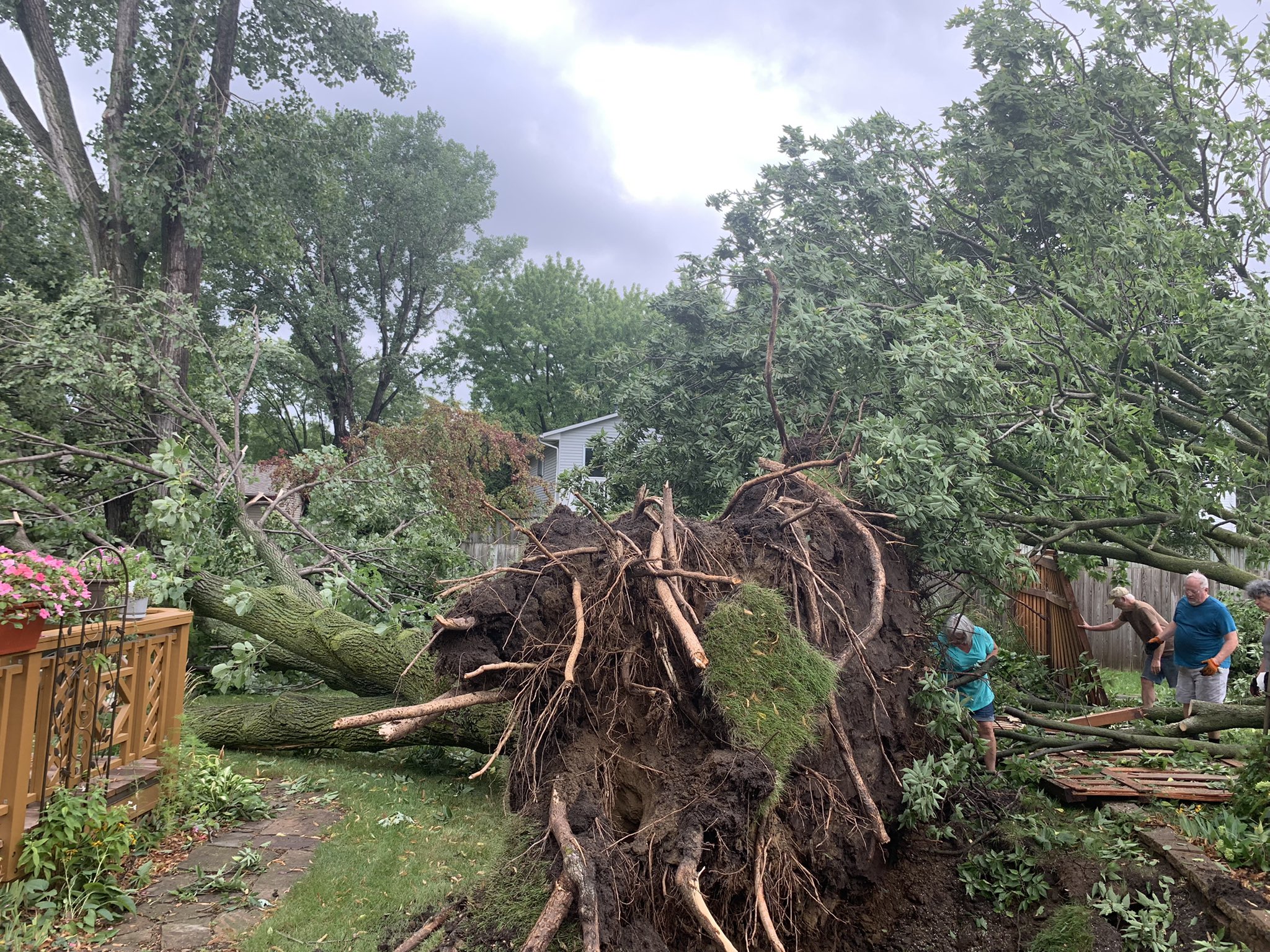 Babs Santos on Twitter "Storm damage in Eden Prairie FOX9 https//t