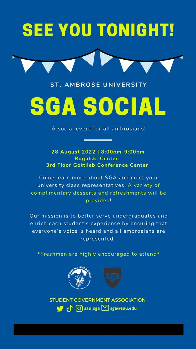 sga_sau's tweet photo. See you all tonight! https://t.co/i9AbSw9epe