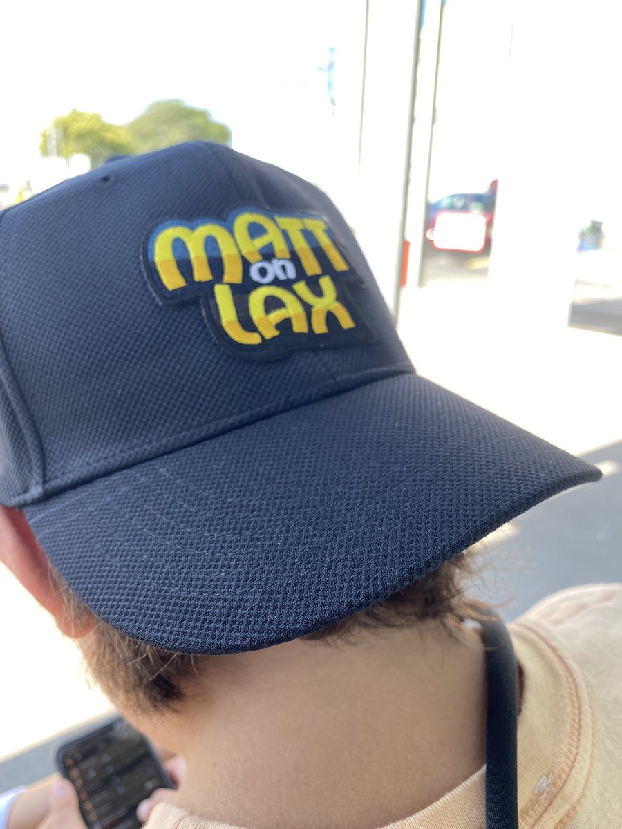 MATTonLAX1's tweet photo. Spotted in the wild.  New gear on the way. Almost time to get yours.  #mattonlax #Merch #laxislife #lacrosse #lacrossepodcast https://t.co/xx9yfhFqqL