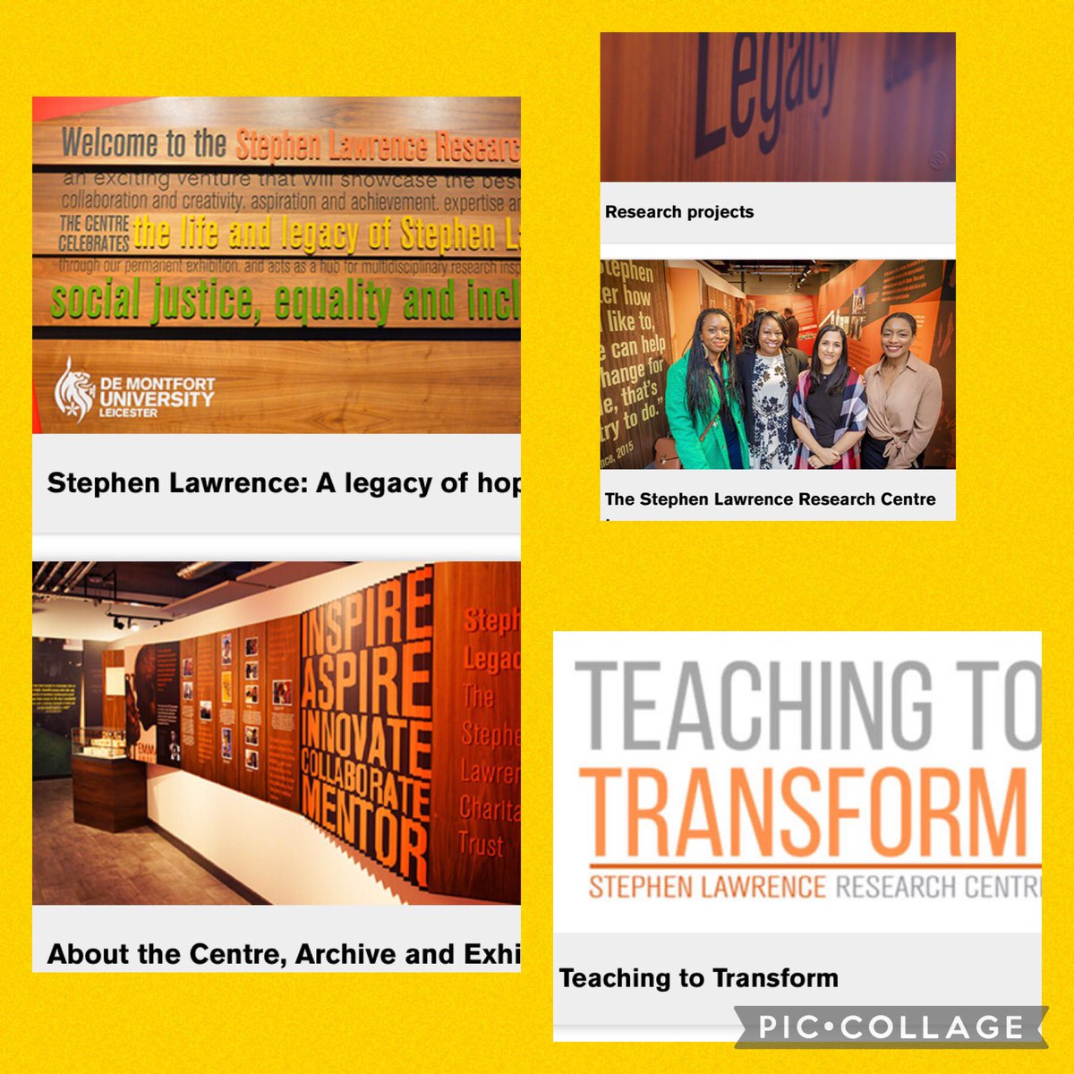 ruthsinhal's tweet photo. Today’s #AmplifyAnAccount is @SLRC_DMU driving forward conversations to shape & influence how we think about #race & #socialjustice & honour the enduring legacy of Stephen Lawrence’s life & his family’s ongoing pursuit of justice #SLDay
Follow & RT to amplify their work… https://t.co/kiF6gXVmL7