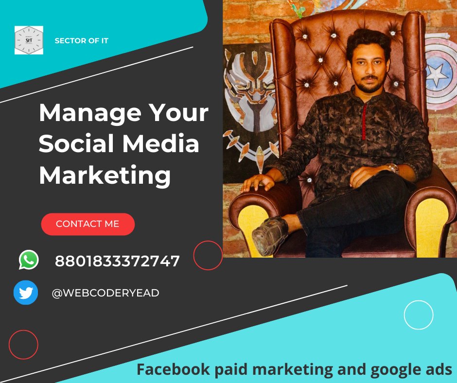 webcoderyead's tweet image. Do you need a digital marketer?
&amp;gt;&amp;gt;&amp;gt;&amp;gt;&amp;gt;
Hello guys!! I&apos;m here today for announcing that i&apos;m the one who grow your business sales threw social media marketing by following all the social media marketing strategy. Build up your ads based on targeted audiences and many more option.
