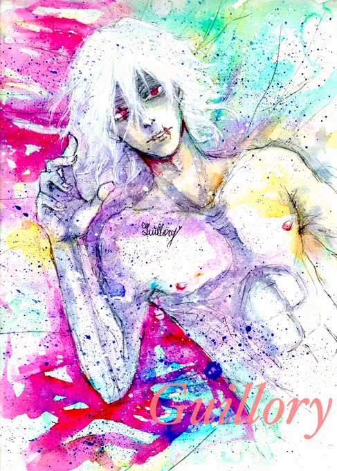 #ShigarakiTomura  #アナログイラスト 