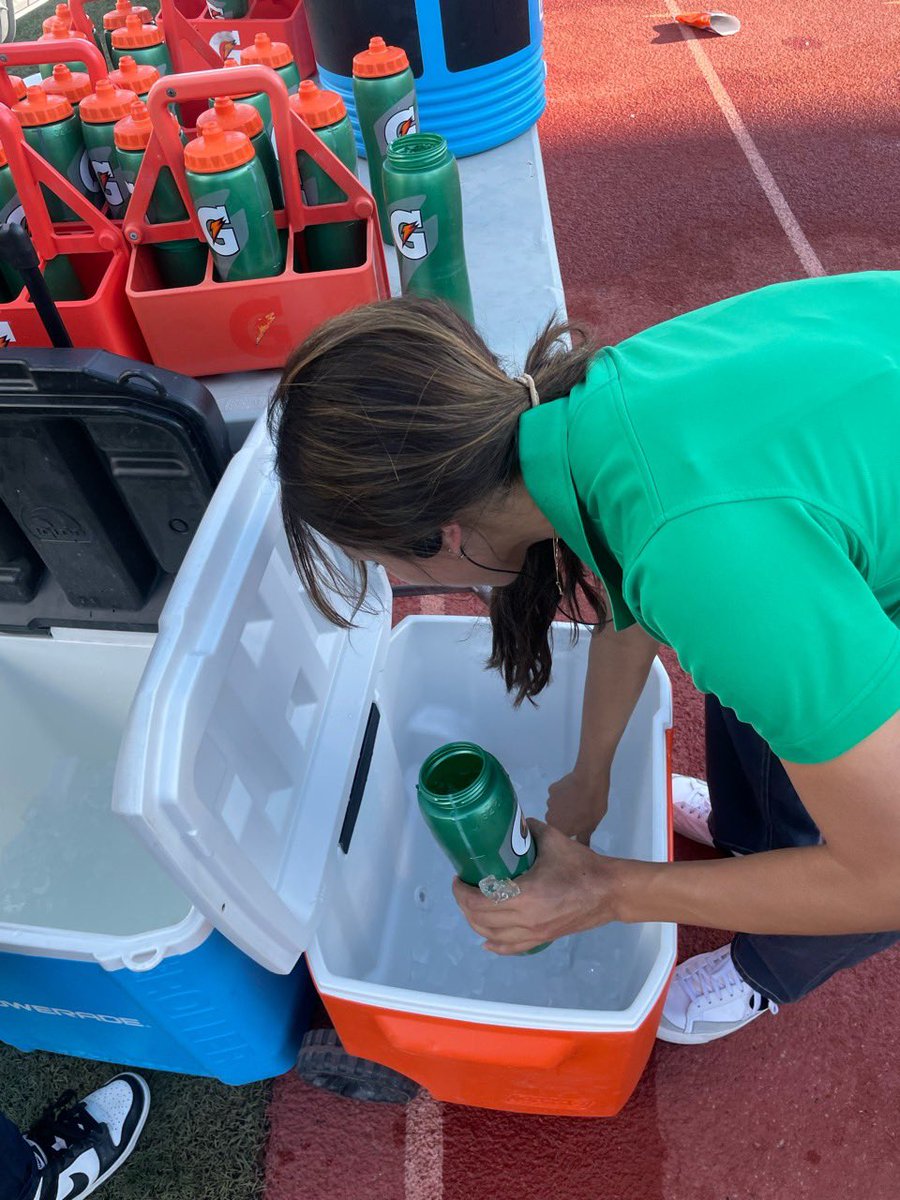 First class medical coverage from these student athletic trainers! Good luck the rest of the way <a href="/MHS_AT1/">mhsathletictrainers</a>!
