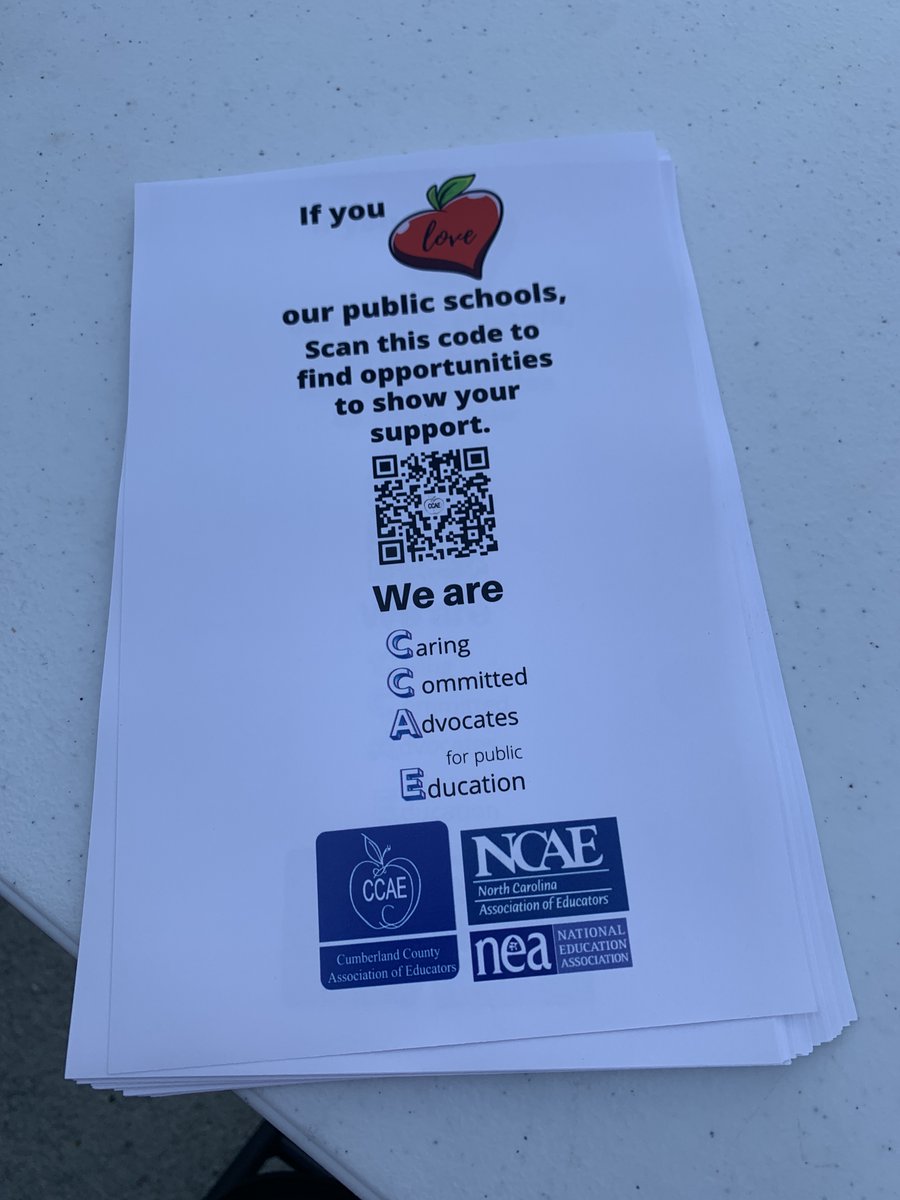If you are attending the <a href="/WoodpeckersNC/">Fayetteville Woodpeckers</a> game today <a href="/SegraStadium/">Segra Stadium</a> - stop by our table in right field and grab a flyer to see how you can support our schools! #InThisTogether #CumberlandStrong <a href="/ncae/">North Carolina Association of Educators</a> <a href="/CumberlandCoSch/">Cumberland County Schools</a>