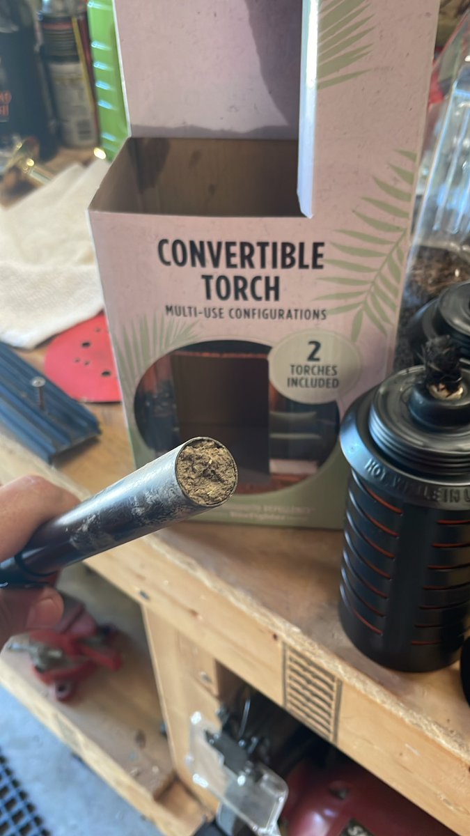 Last night wife and I bought a Tiki torch set <a href="/Target/">Target</a> on Prospect in Champaign. Who would have thought the product was USED???