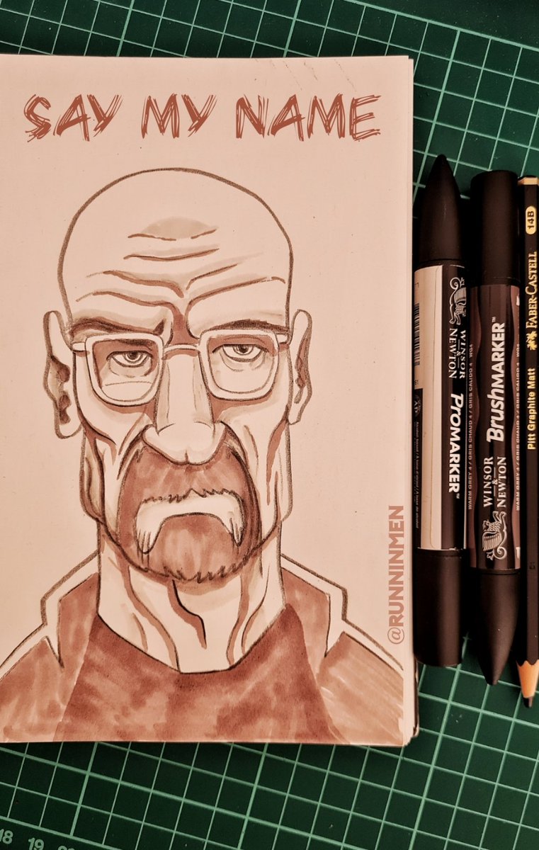 RuNNiNmeN's tweet photo. Reto de haz un dibujo al día: 
Day 6

Say my name ...

#working #animes #NothingCanStop #Runninmen #Like #art #illustration #drawing #draw #picture #artist #sketch #paper #pen #cartoon https://t.co/PvzQL8NQWT