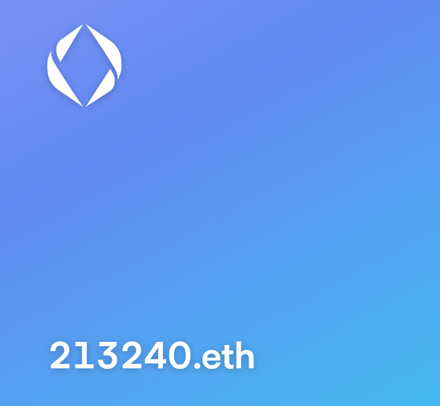 NEW GIVEAWAY 213240.ETH #ENS 

I will giveaway this #ENS to anyone who does the below;

🔥Follow <a href="/MenaceSahota/">Menace</a>  
🔥Like
🔥Retweet and Tag 3 friends

Winner announced in 48 hours 🚀